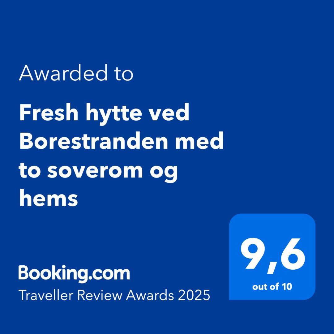 Fresh Hytte Ved Borestranden Med To Soverom Og Hems Klepp Exterior foto